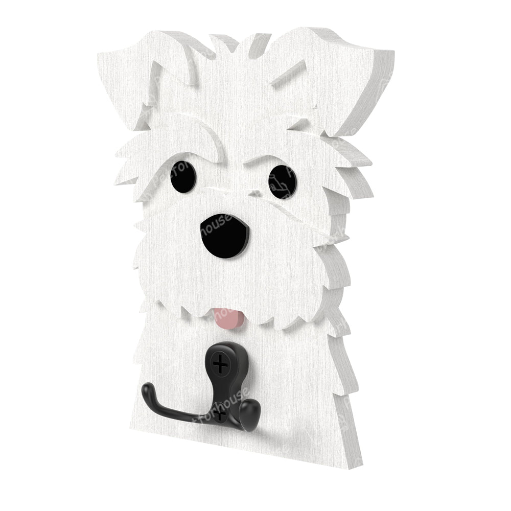 Schnauzer Wooden Hook