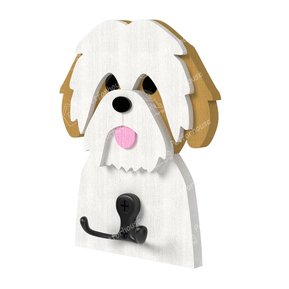 Shih Tzu Wooden Hook