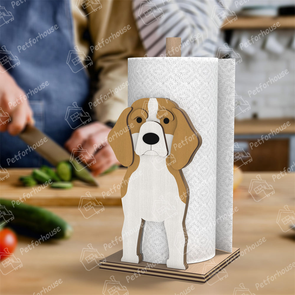 Beagle Paper Towel Holder