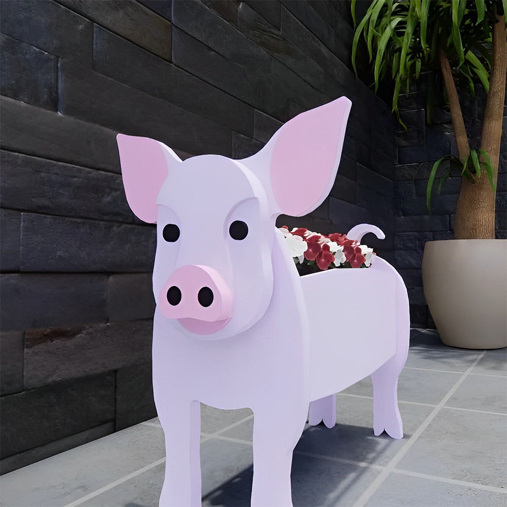 Pink Pig Planter