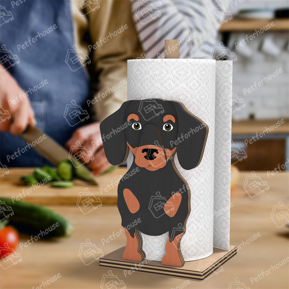 Dachshund Paper Towel Holder