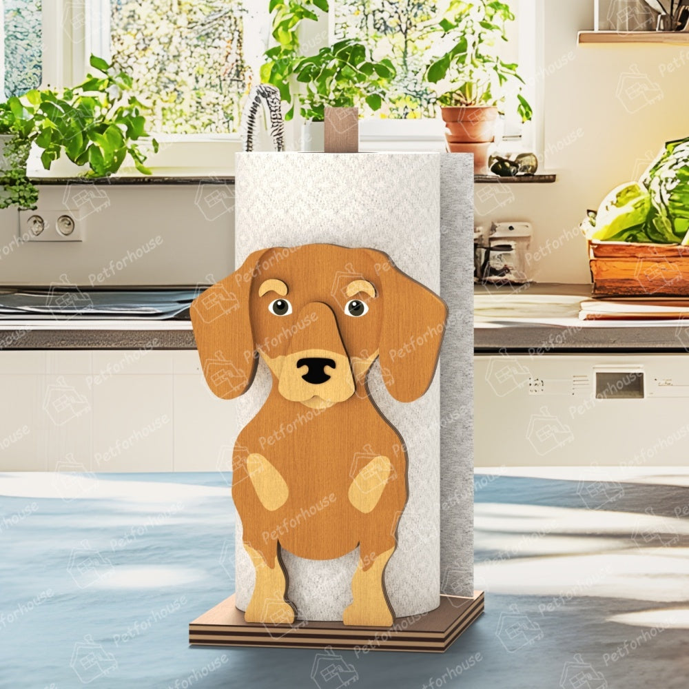 Dachshund Paper Towel Holder