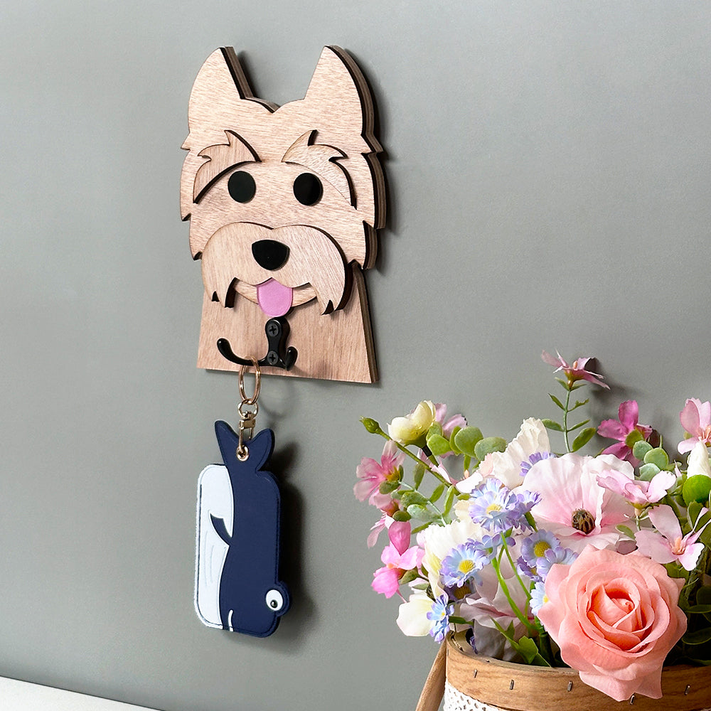 West Highland White Terrier Wooden Hook