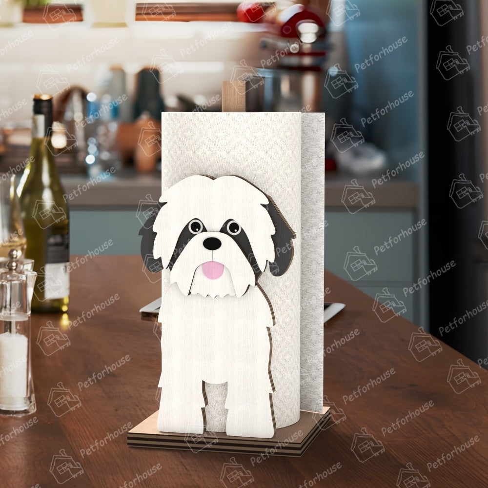 Shih Tzu Paper Towel Holder