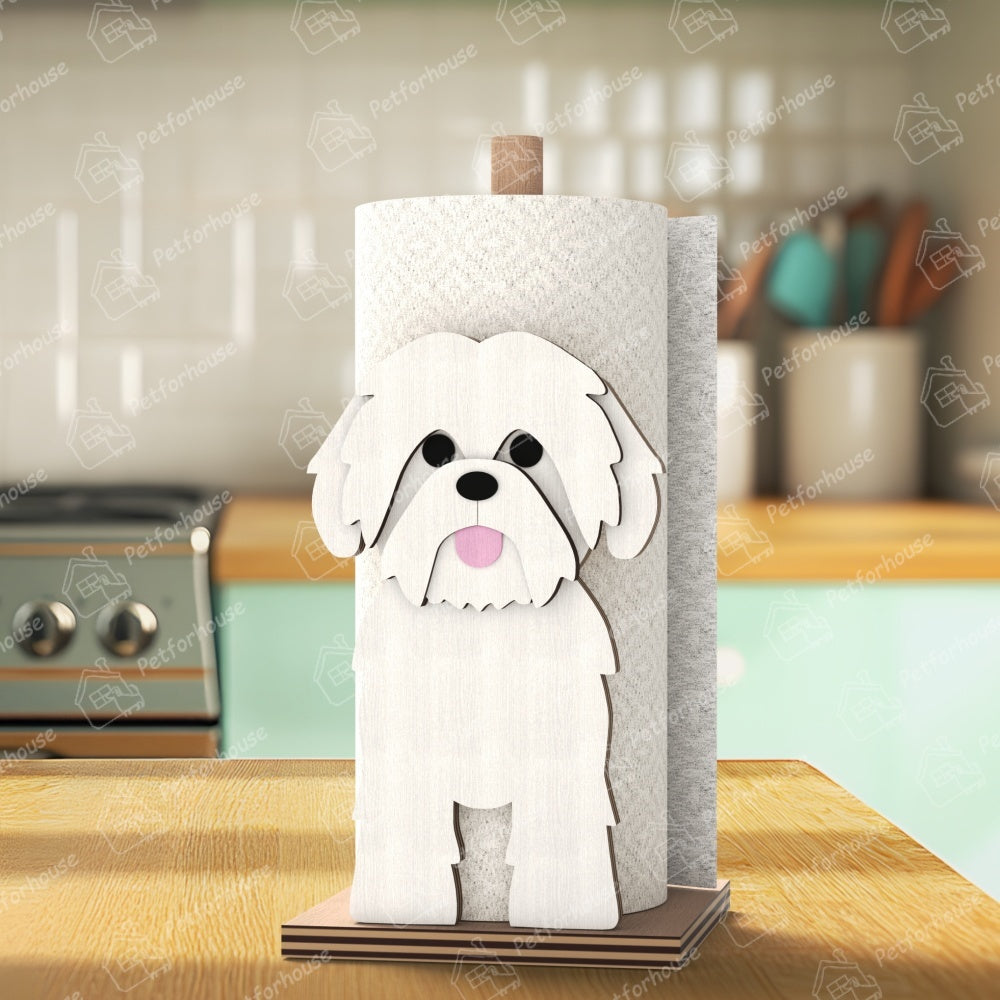 Shih Tzu Paper Towel Holder