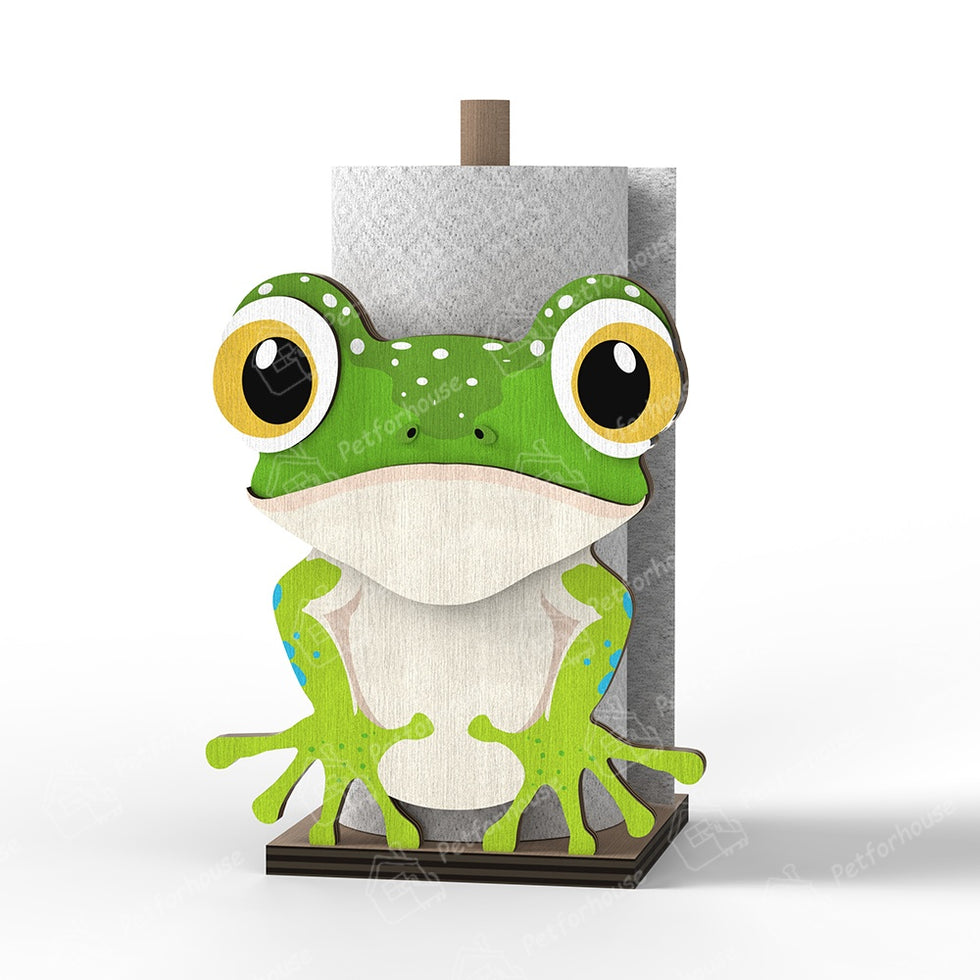 Tree Frog Paper Towel Holder