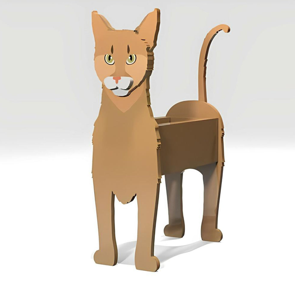 Abyssinian Cat Planter