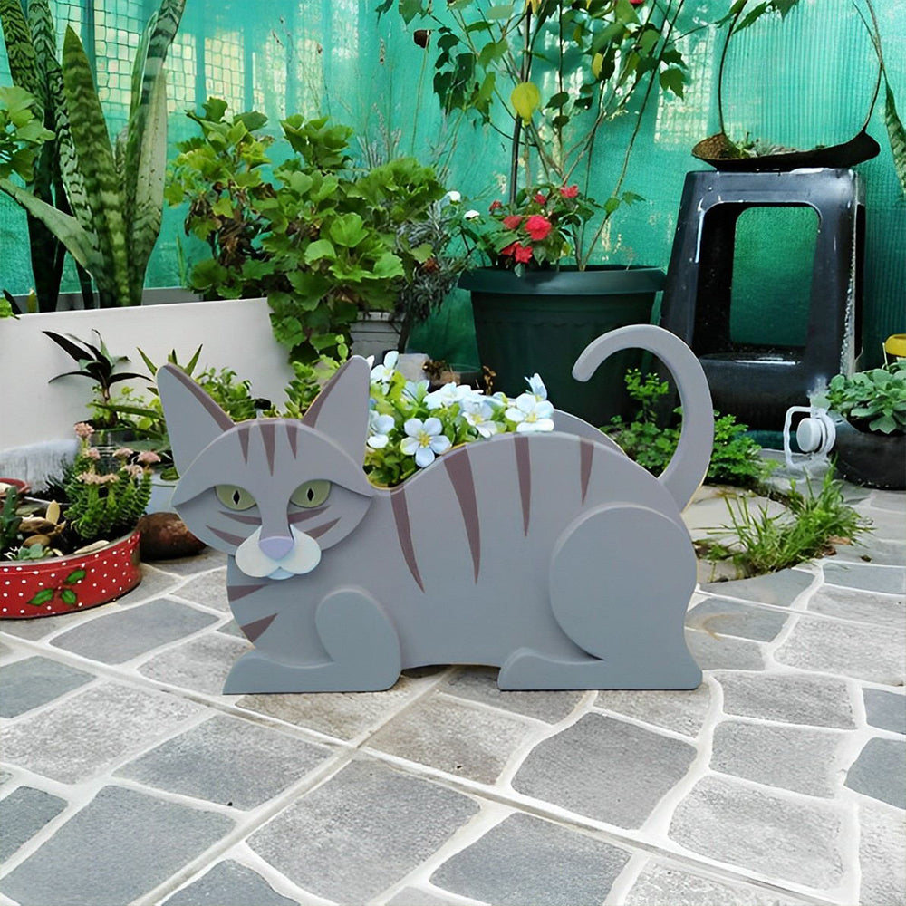 Blue Cat Planter