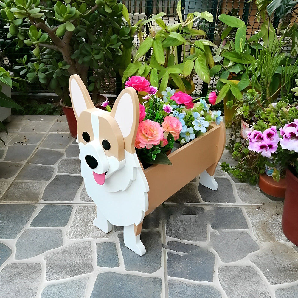 Corgi Planter