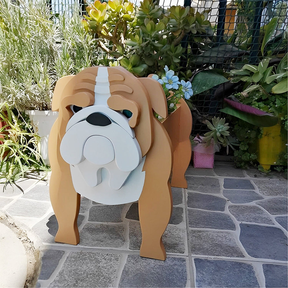 English Bulldog Planter