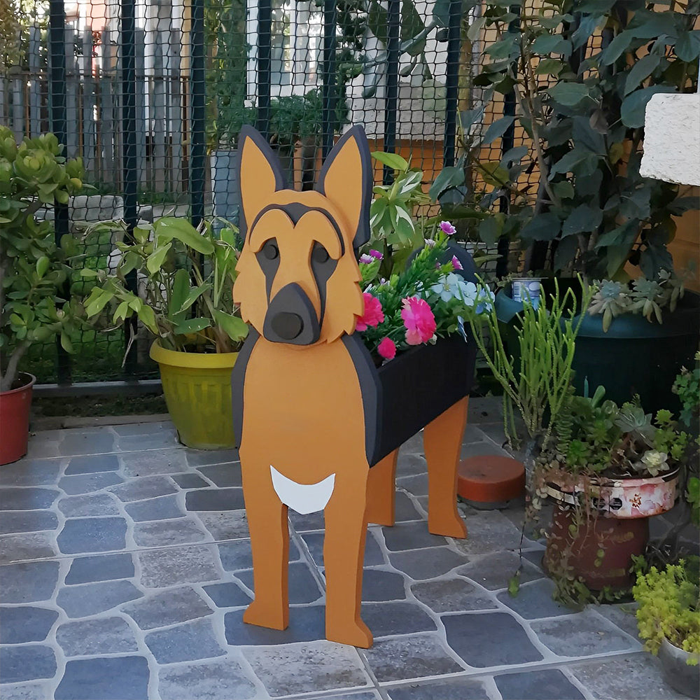 German Shepherd Planter