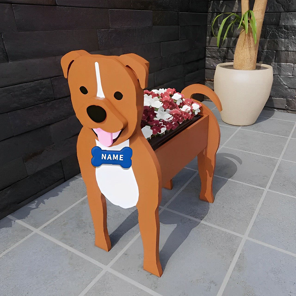 Staffordshire Bull Terrier Planter – Petforhouse.com