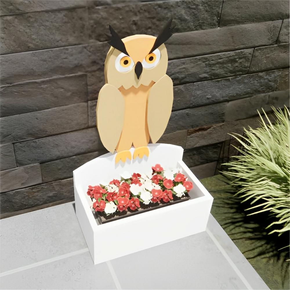 Yelllow Owl Planter